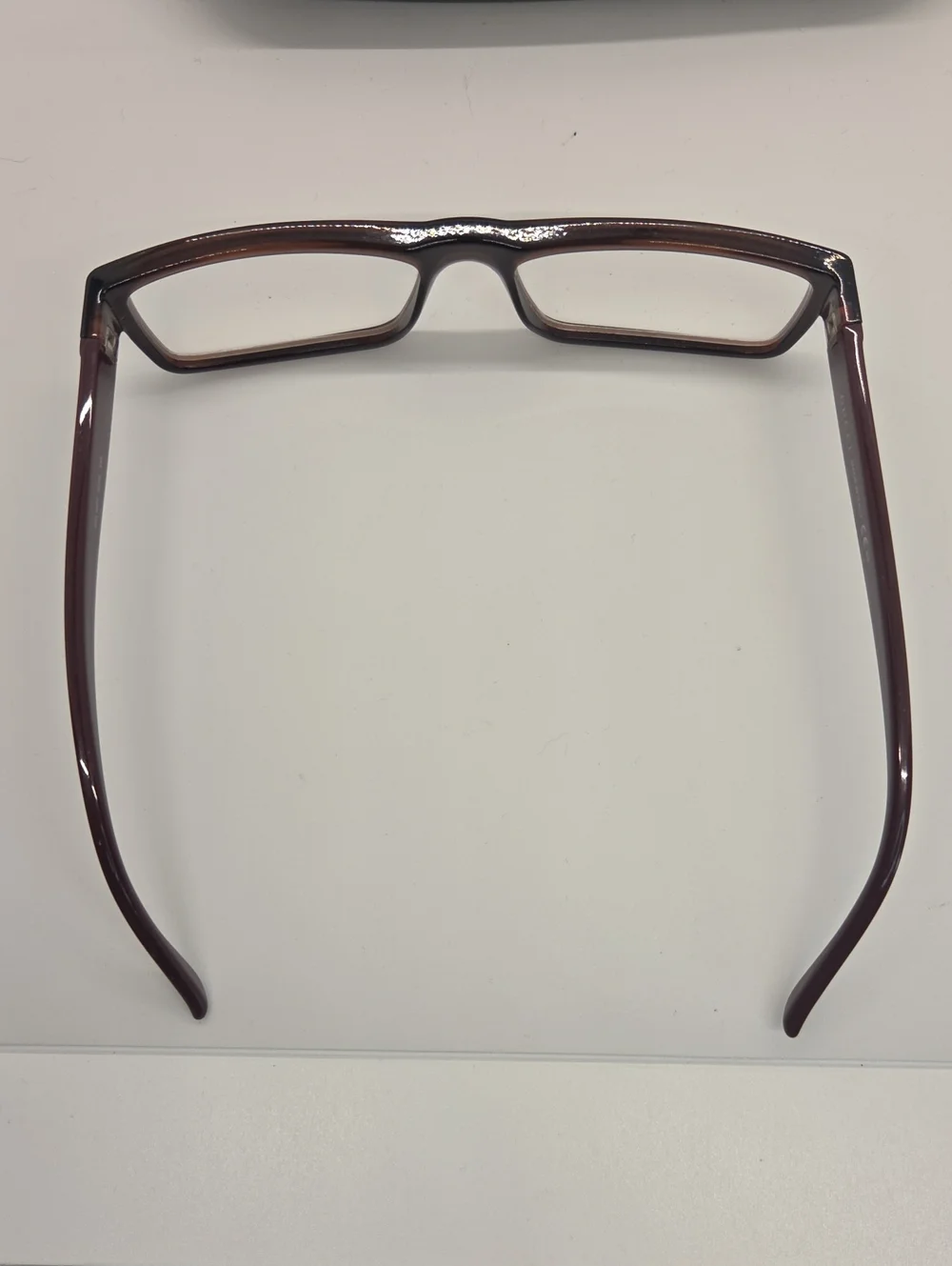 Gucci GG 1021 Dark Brown/Burgundy Rectangular Eyeglass Frame Prescription